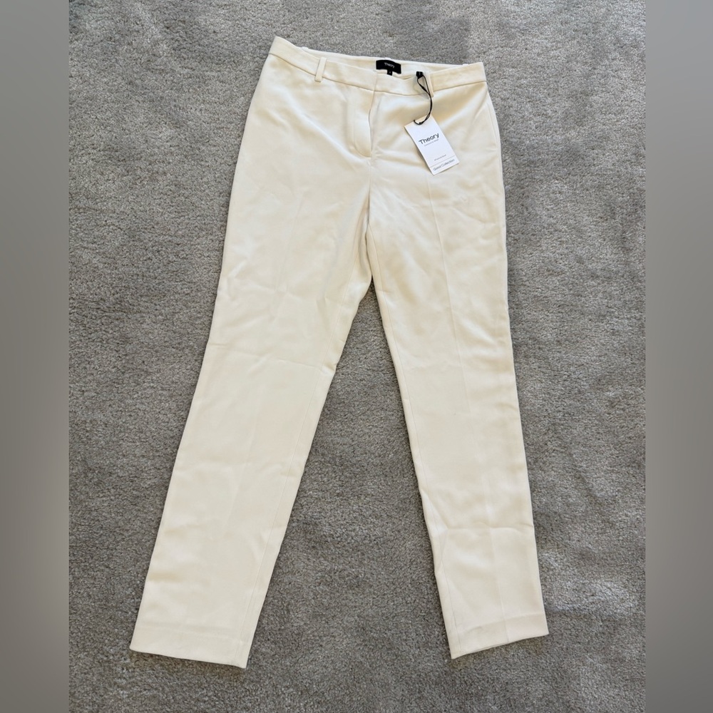 Theory Cream women’s white office Pants size 4
